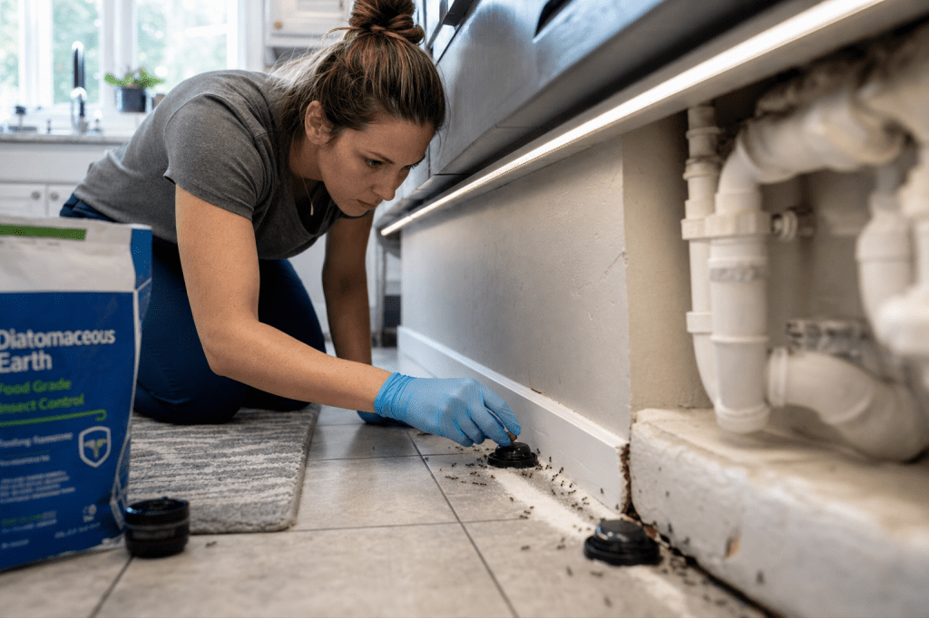Hoe bestrijd je mieren in huis effectief zonder de mierennestlocatie te kennen, en hoe spoor je het nest daarna op?