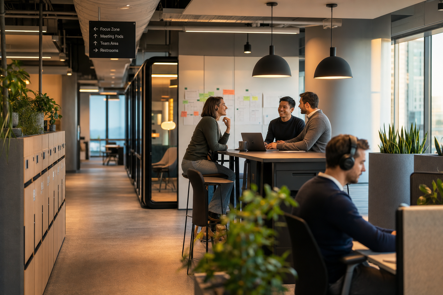Effectieve looproutes in kantoorontwerp