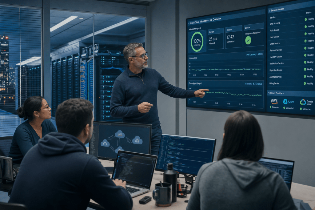 Welke stappen neem je om je IT infrastructuur te moderniseren naar een hybride cloud-omgeving zonder downtime en met beheersbare&nbsp;kosten?