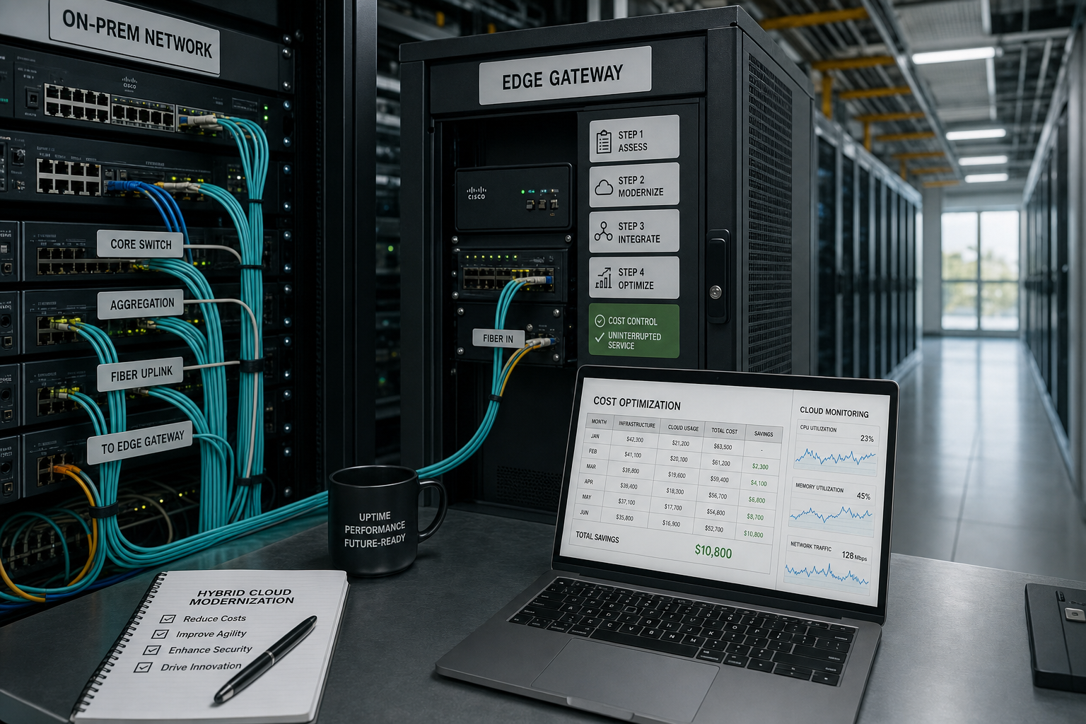 Hybride cloud implementatie